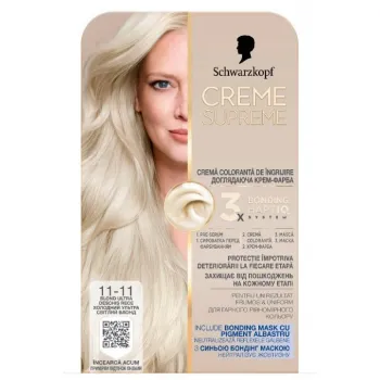 Creme Supreme Farba Za Kosu 11-11 Ultra Light Titanium Blonde