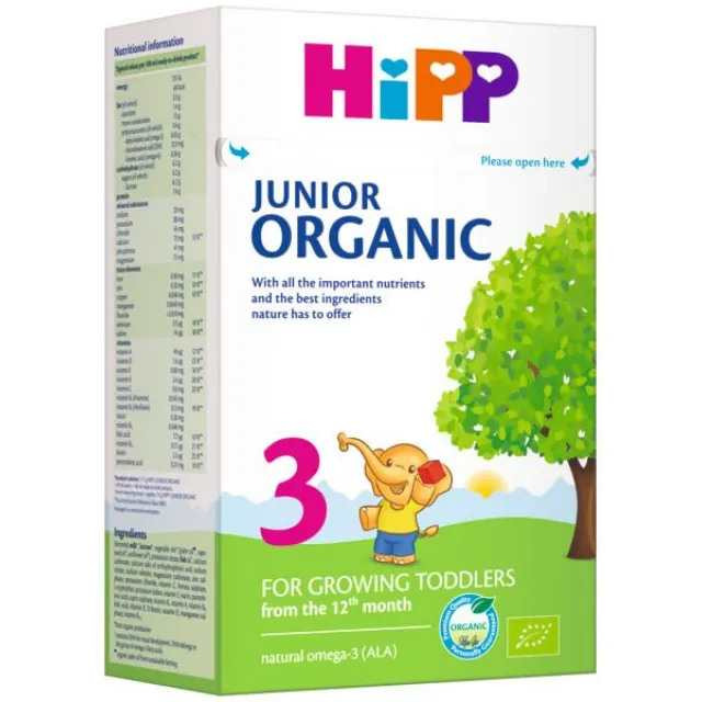 HIPP 3 JUNIOR ORGANIC 500G 12M+
