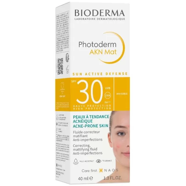 BIODERMA PHOTODERM AKN MAT-FLUID SPF30 40 ML
