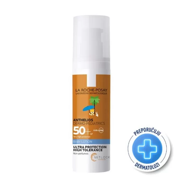 LA ROCHE-POSAY SUN ANTHELIOS Dermo-pediatrics mleko za osetljivu kožu beba SPF 50+, 50 ml