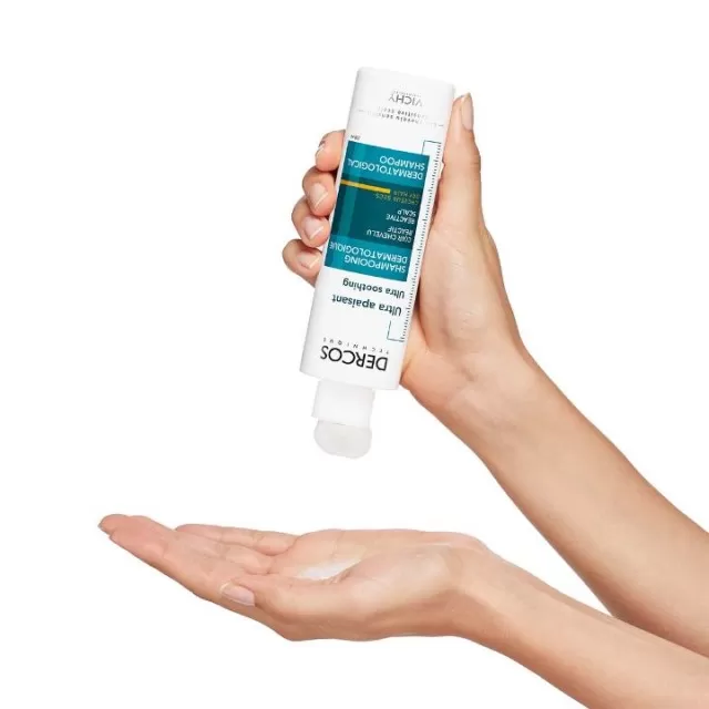 VICHY DERCOS Izuzetno smirujući šampon za osetljivo vlasište, suva kosa, 200 ml