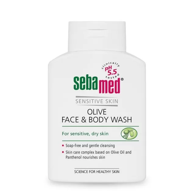 SEBAMED GEL ZA UMIVANJE I TUŠIRANJE SA MASLINOVIM ULJEM I PANTENOLOM 200ML