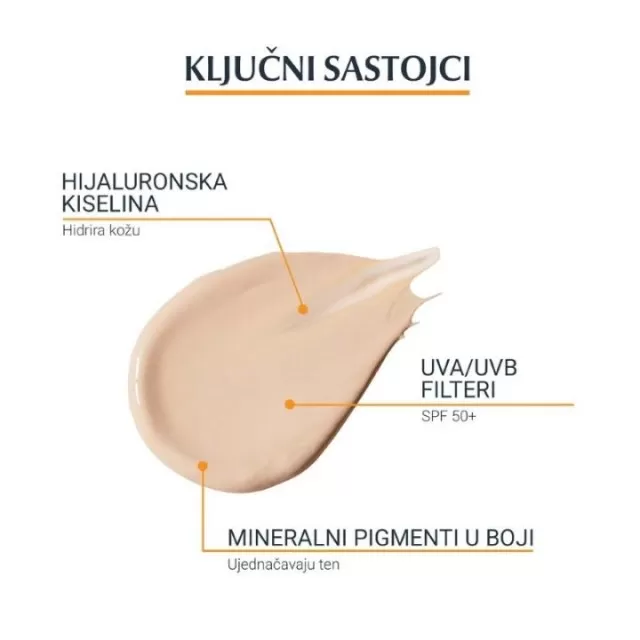 EUCERIN SUN ANTI-AGE TONIRANI FLUID ZA ZAŠTITU OD SUNCA SPF50+ TAMNI 50ML