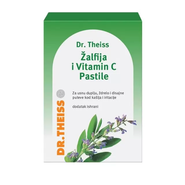 DR.THEISS ŽALFIJA I VITAMIN C PASTILE A24