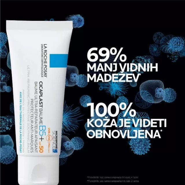 LA ROCHE-POSAY CICAPLAST BAUME B5+ SPF50, ULTRA-OBNAVLJAJUĆI SMIRUJUĆI ZAŠTITNI BALZAM, 40 ML