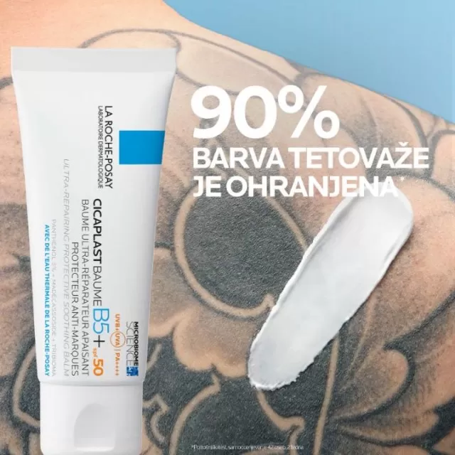 LA ROCHE-POSAY CICAPLAST BAUME B5+ SPF50, ULTRA-OBNAVLJAJUĆI SMIRUJUĆI ZAŠTITNI BALZAM, 40 ML