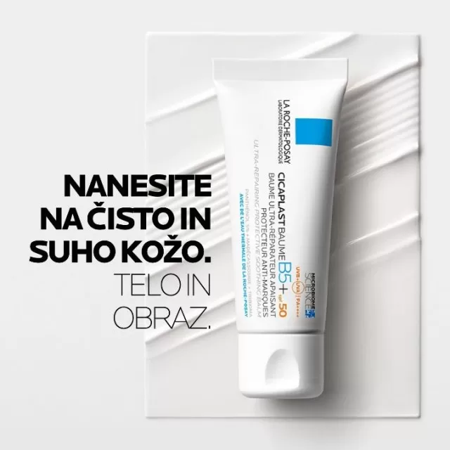 LA ROCHE-POSAY CICAPLAST BAUME B5+ SPF50, ULTRA-OBNAVLJAJUĆI SMIRUJUĆI ZAŠTITNI BALZAM, 40 ML