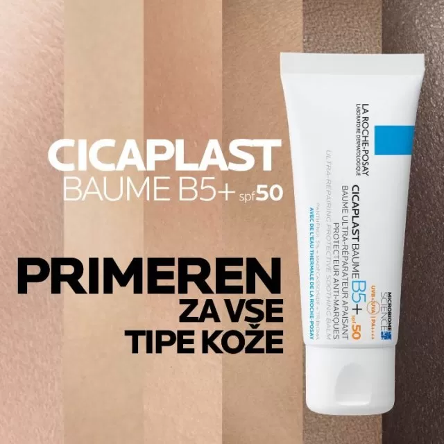 LA ROCHE-POSAY CICAPLAST BAUME B5+ SPF50, ULTRA-OBNAVLJAJUĆI SMIRUJUĆI ZAŠTITNI BALZAM, 40 ML