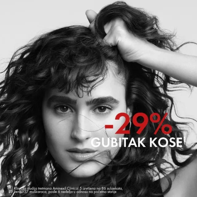 VICHY DERCOS AMINEXIL CLINICAL 5 Ampule protiv opadanja kose za žene, 21 ampula