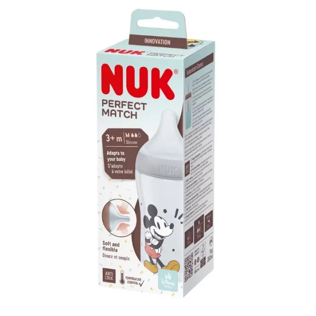 NUK PLASTIČNA FLAŠICA PERFECT MATCH MICKEY 260ML