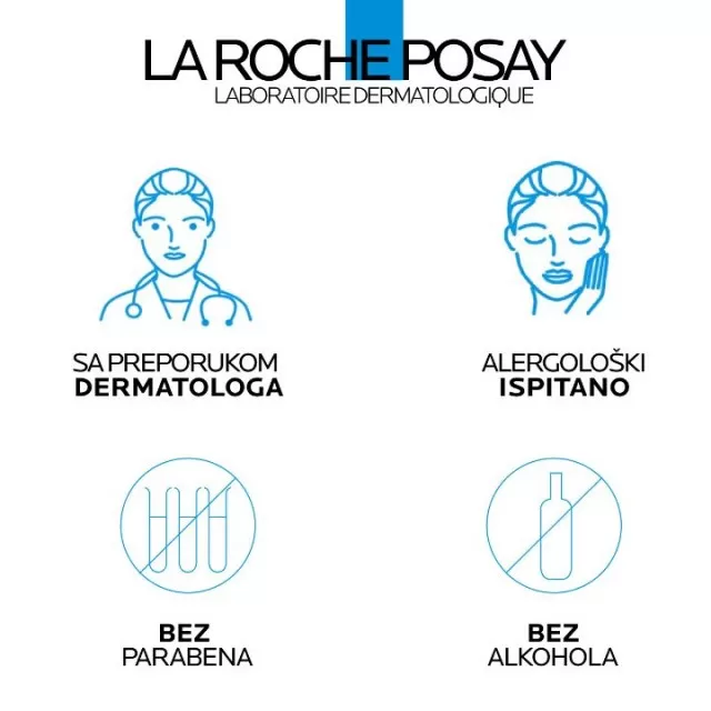 La Roche-Posay EFFACLAR Micelarna voda za čišćenje kože i uklanjanje šminke, masna i osetljiva koža, 400 ml