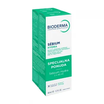 BIODERMA PROMO SEBIUM Hydra Krem 2 x 40 ml