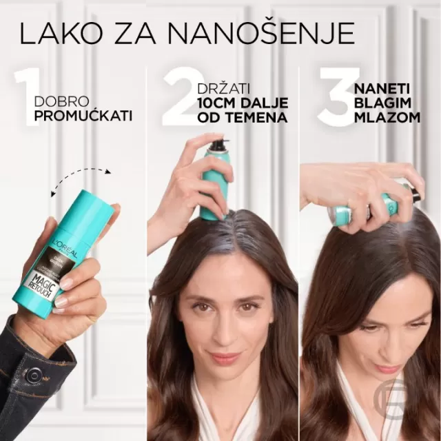 LOREAL MAGIC RETOUCH SPREJ ZA PRIKRIVANJE IZRASTKA 7 COLD BROWN 75ML