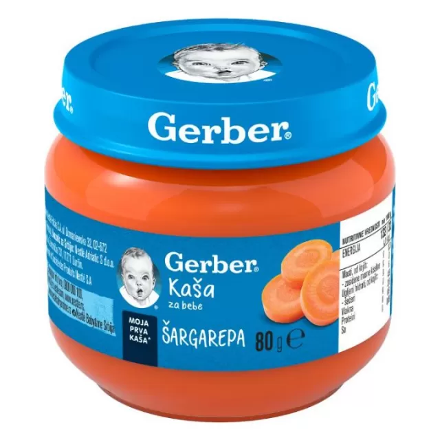 GERBER KAŠICA OD ŠARGAREPE 80G