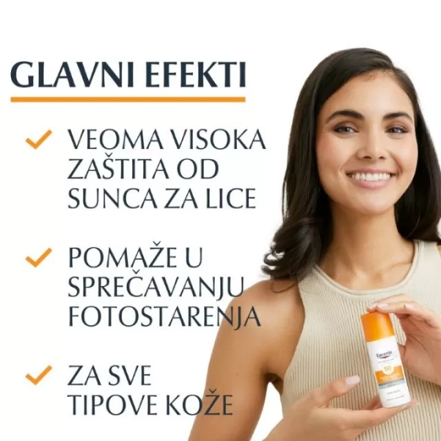 EUCERIN SUN ANTI-AGE FLUID ZA ZAŠTITU OD SUNCA SPF50+ 50 ML