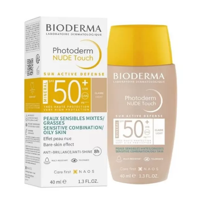 BIODERMA PHOTODERM NUDE TOUCH SPF50 LIGHT KREMA 40ML