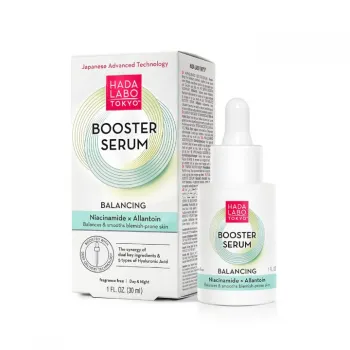 HADA LABO TOKYO BOOSTER UMIRUJUĆI SERUM SA NIACINAMIDOM I ALANTOINOM 30ML