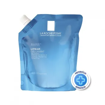 La Roche-Posay LIPIKAR GEL LAVANT Umirujući i zaštitni gel za tuširanje beba, dece i odraslih, za suvu kožu REFILL 400ML