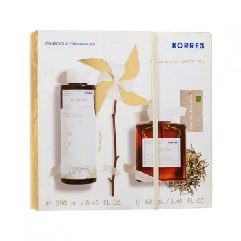 KORRES SET WHITE TEA TOALETNA VODA 50ML + GEL ZA TUŠIRANJE 250ML