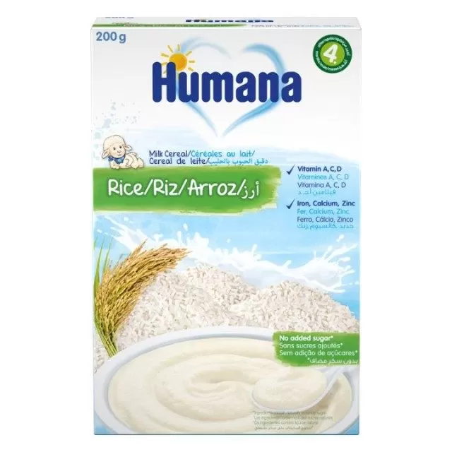 HUMANA MLEČNA KAŠICA SA PIRINČEM 200G