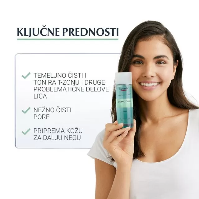 EUCERIN DERMOPURE TONIK ZA MASNU KOŽU LICA 200ml