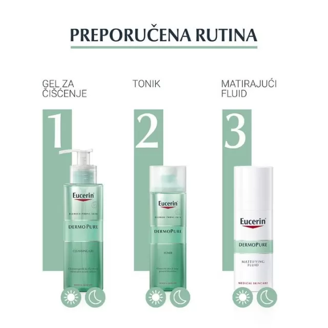 EUCERIN DERMOPURE TONIK ZA MASNU KOŽU LICA 200ml