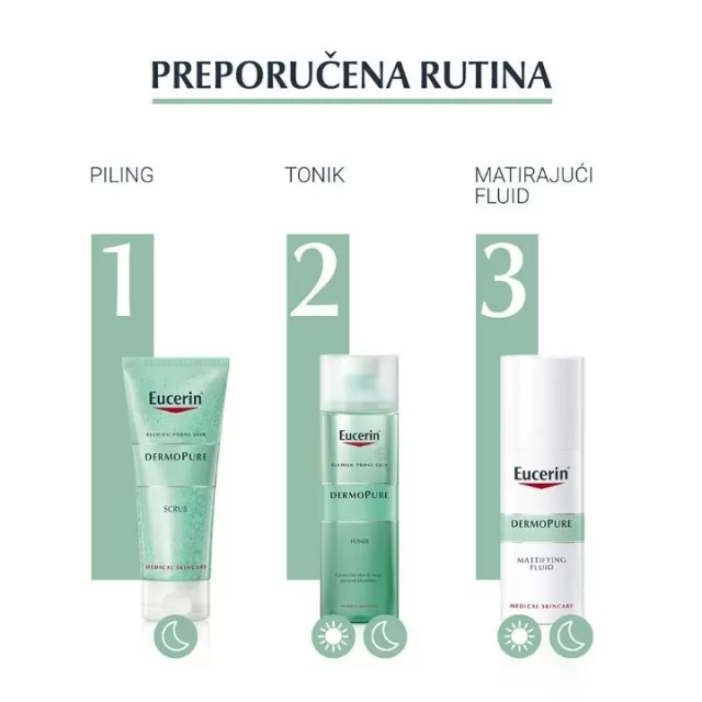 EUCERIN DERMOPURE PILING ZA MASNU KOŽU LICA 100ml