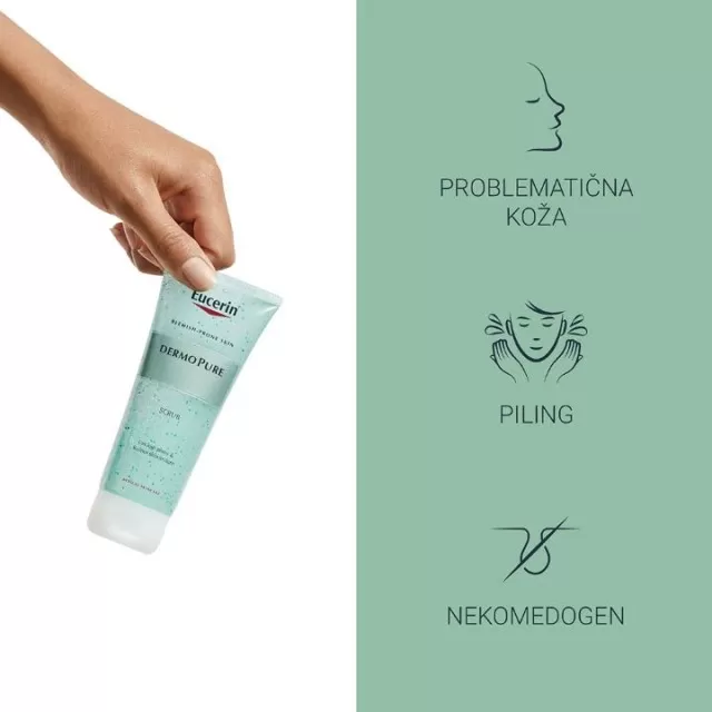 EUCERIN DERMOPURE PILING ZA MASNU KOŽU LICA 100ml