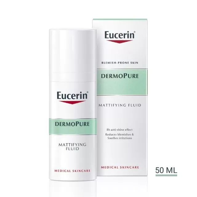 EUCERIN DERMOPURE MATIRAJUĆI FLUID ZA MASNU KOŽU LICA 50ml