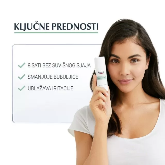 EUCERIN DERMOPURE MATIRAJUĆI FLUID ZA MASNU KOŽU LICA 50ml
