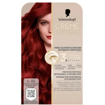 Creme Supreme Farba Za Kosu 6-88 Intense Red
