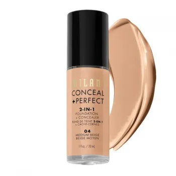 MILANI CONCEAL + PERFECT 2-IN-1 PUDER ZA LICE 04 MEDIUM BEIGE