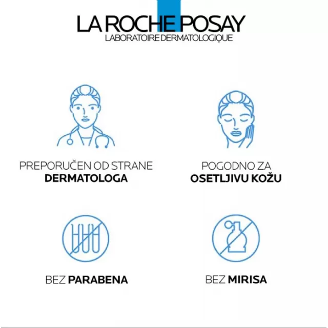 La Roche-Posay LIPIKAR GEL LAVANT Umirujući i zaštitni gel za tuširanje beba, dece i odraslih, za suvu kožu, 1L