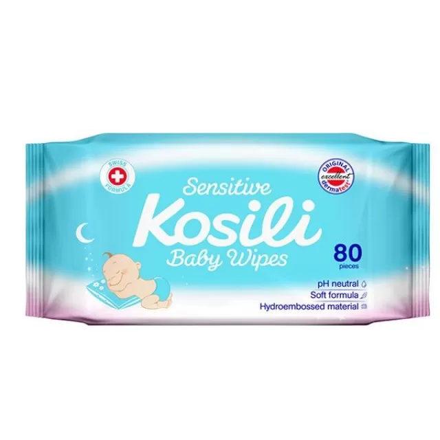 KOSILI BEBI VLAŽNE MARAMICE PLAVE A80