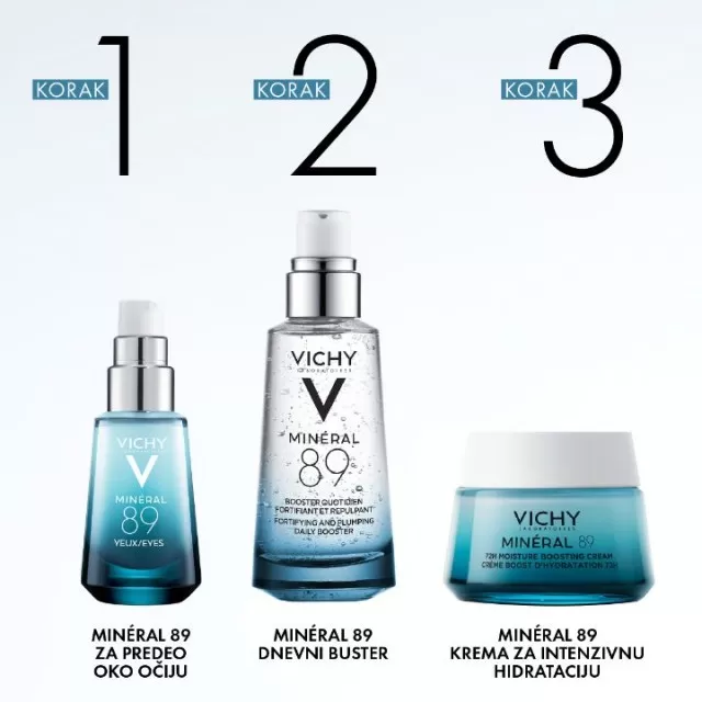 VICHY MINÉRAL 89 BOOSTER Dnevni booster za snažniju i puniju kožu, 50 ml