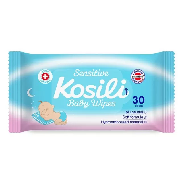 KOSILI BEBI VLAŽNE MARAMICE PLAVE A30