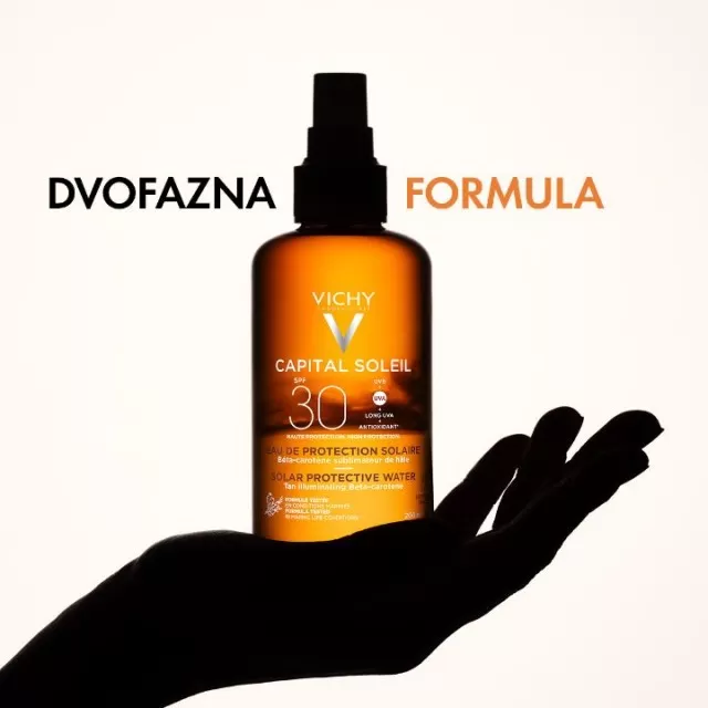 VICHY SUN CAPITAL SOLEIL Vodica za zaštitu od sunca SPF30 - visoka hidratacija, 200 ml