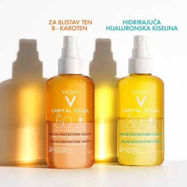 VICHY SUN CAPITAL SOLEIL Vodica za zaštitu od sunca SPF30 - visoka hidratacija, 200 ml
