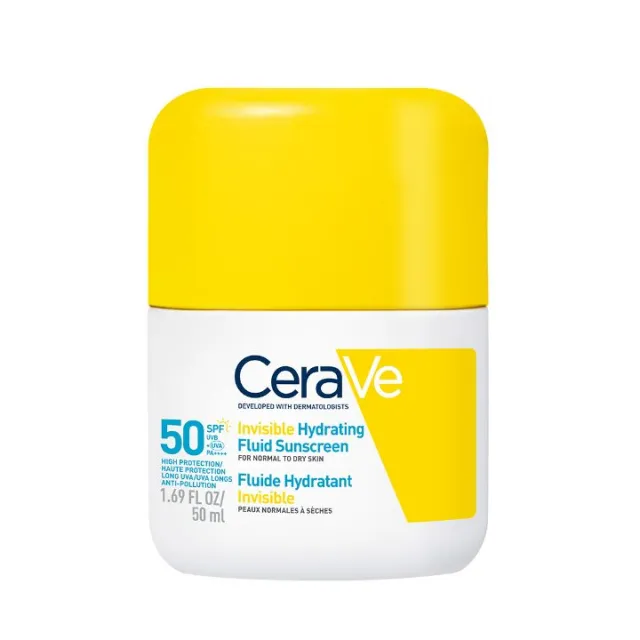 CeraVe SUN Nevidljivi hidratantni fluid za zaštitu od sunca, SPF 50, visoka zaštita, 50 ml
