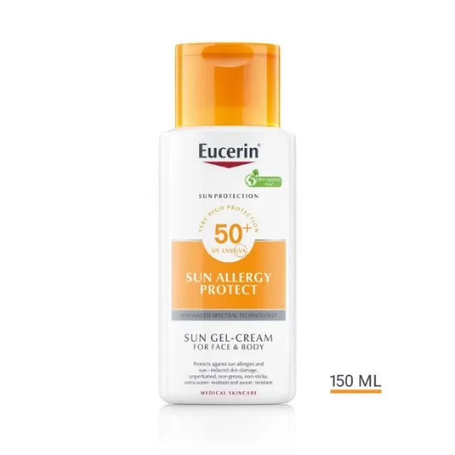 EUCERIN SUN GEL-KREM ZA ZAŠTITU OD SUNCA I ALERGIJA SPF50+ 150ML