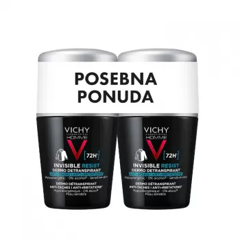 VICHY PROMO HOMME DEO INVISIBLE RESIST 72H 2x50ML