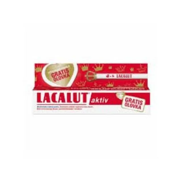 LACALUT ACTIV PASTA ZA ZUBE 75ML+OLOVKA GRATIS