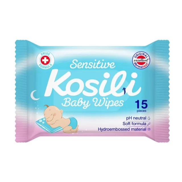 KOSILI BEBI VLAŽNE MARAMICE PLAVE A15
