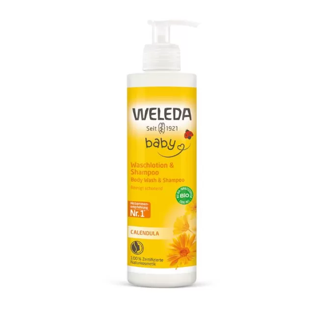 WELEDA ŠAMPON I GEL ZA TUŠIRANJE OD NEVENA 400ML