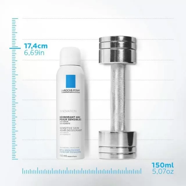 LA ROCHE-POSAY DEO SENSITIVE BEZ ALUMINIJUMA 48H SPREJ 150ML