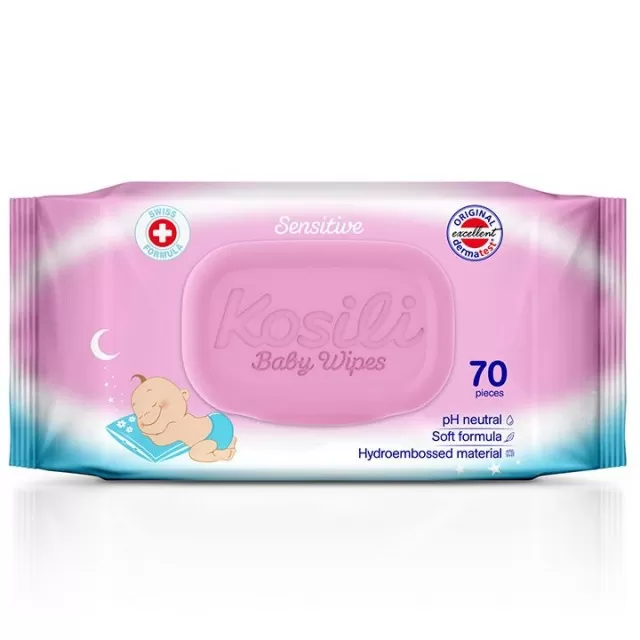 KOSILI BEBI VLAŽNE MARAMICE ROZE A70