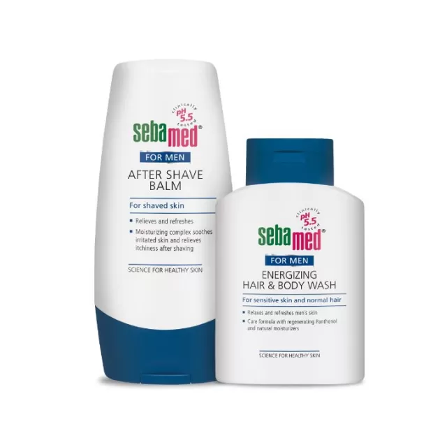 SEBAMED MUŠKI SET AFTER SHAVE 100ML + KUPKA ZA KOSU I TELO 200ML