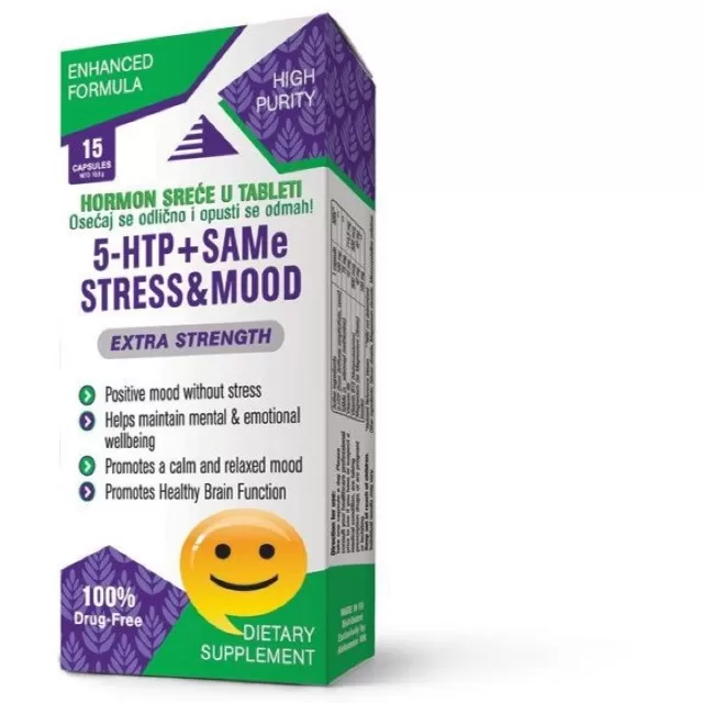 5 HTP+SAMe STRESS&MOOD 15 KAPSULA