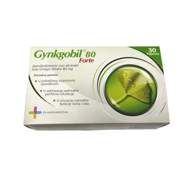 GYNKGOBIL FORTE KAPSULE 30X80MG