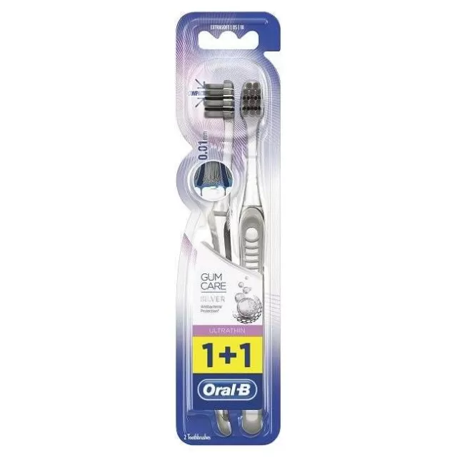 ORAL-B ČETKICA ULTRATHIN CARE SILVER 1+1